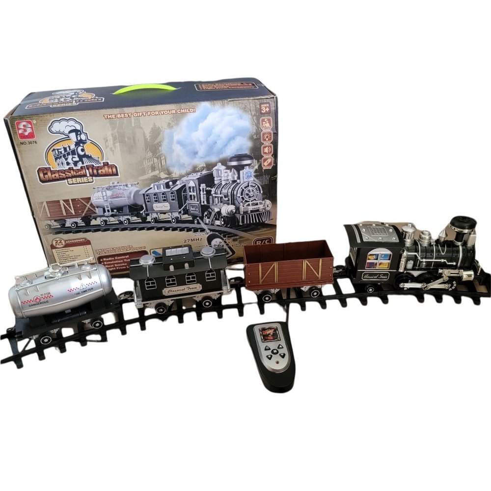 Timely Classical Train Series No. 3076 Train Set - Tested And Works No Battries